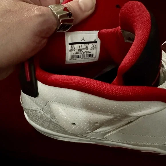 Nike Air Jordan Son of Mars “Fire Red” 512245-112 White/Gym Red/black **SOLD* - Picture 11 of 12